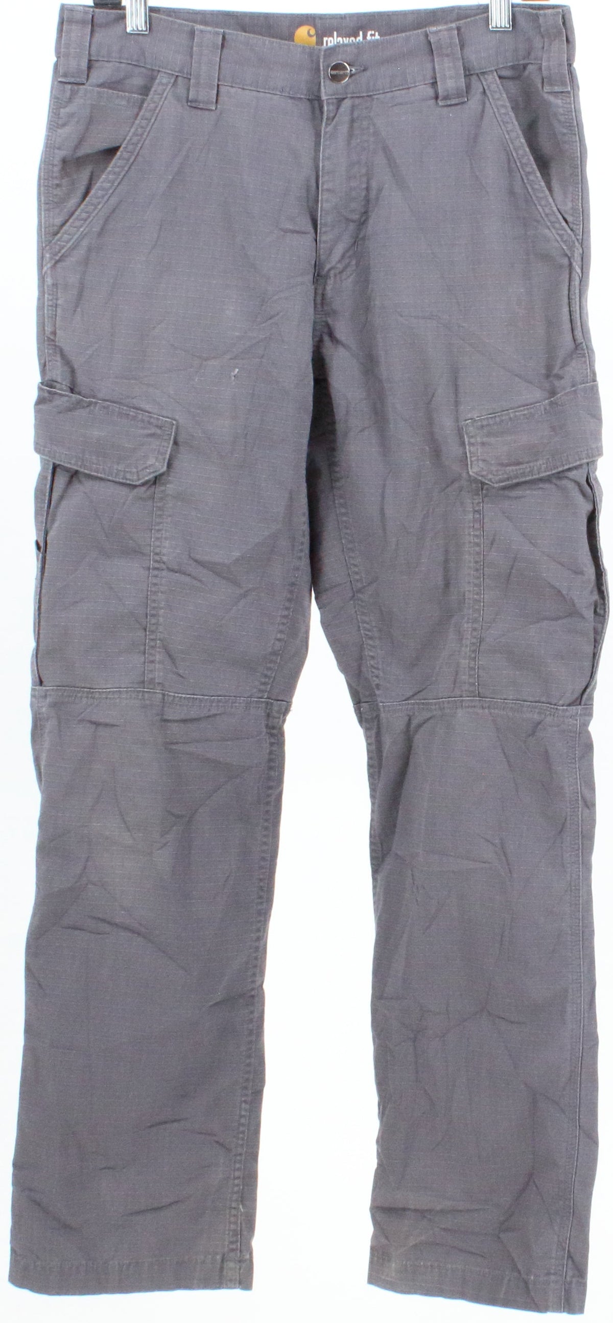 Carhartt Relaxed Fit Side Pockets Grey Cargo Pants