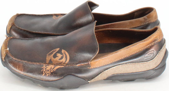 Skechers Brown Leather Shoes