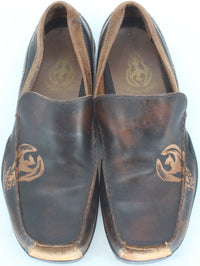 Load image into Gallery viewer, Skechers Brown Leather Shoes
