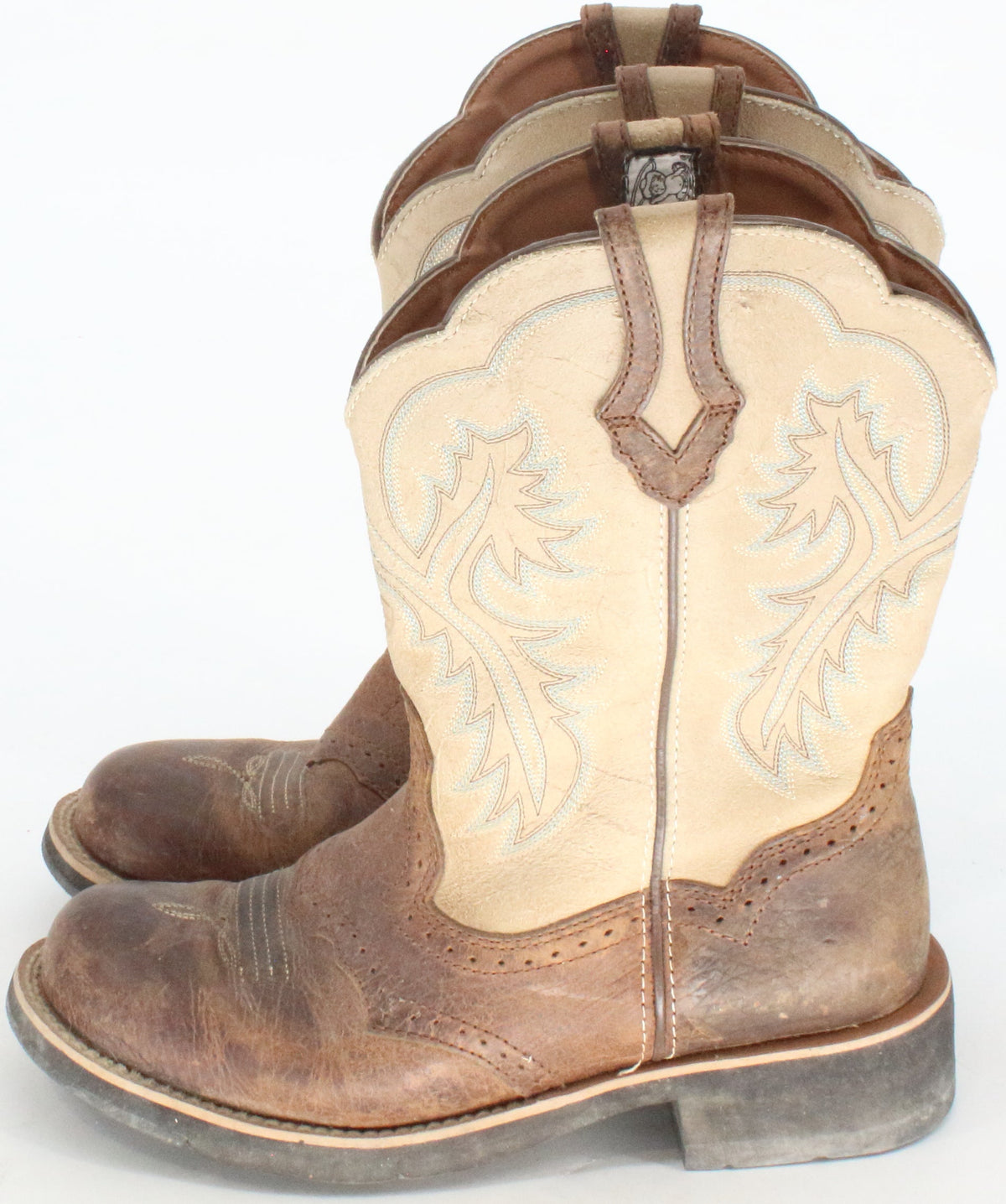 Ariat Fatbaby The Ariat Original Brown and Beige Western Boots
