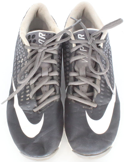 Nike Vapor Black and White Football Cleats