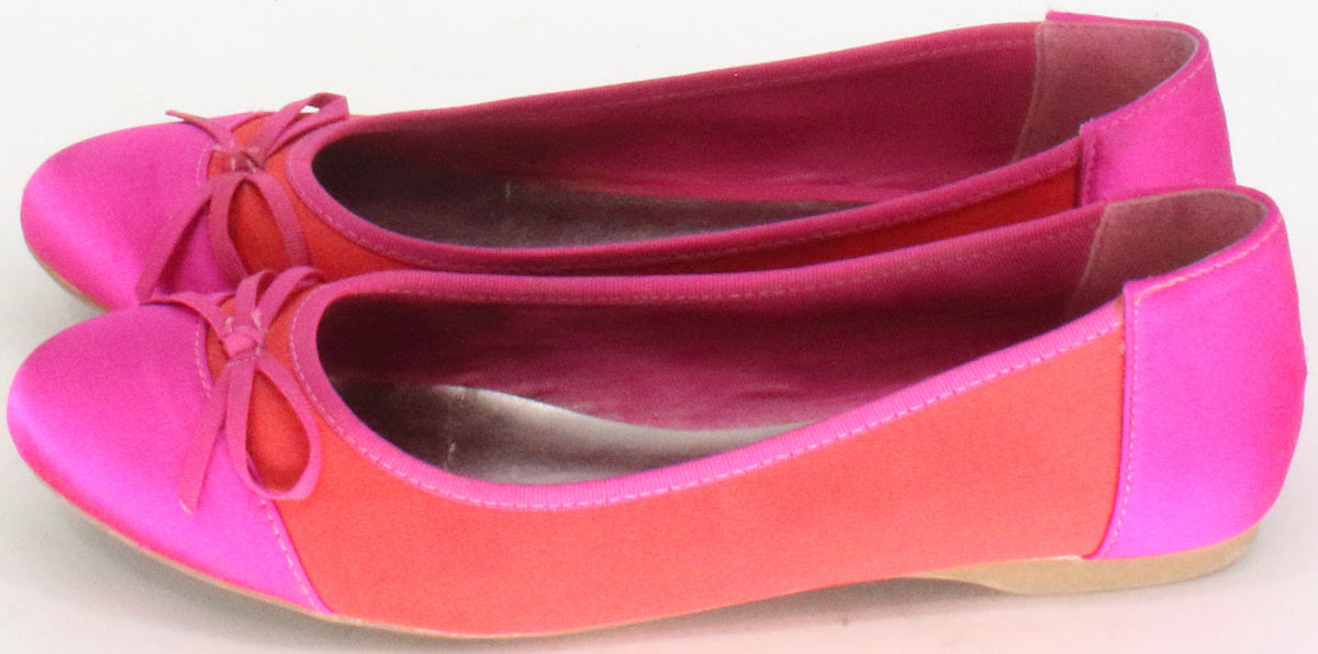 Nine & Co. Red and Pink Ballet Flat