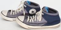 Load image into Gallery viewer, Converse All Star Chuck Taylor Grey and Blue Mid Top
