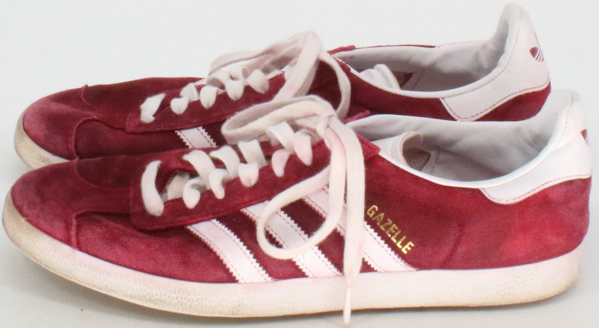 Adidas Gazelle Red Suede Sneakers