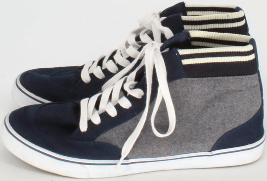Old Navy Blue and Grey High Top Sneakers