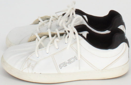 And1 White and Black Sneakers