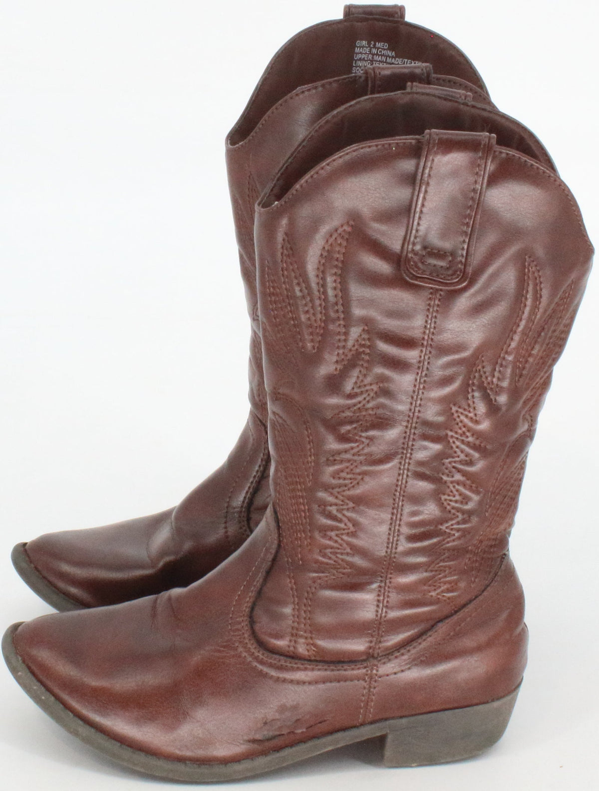 Brown Western Kids Boots