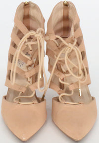 Load image into Gallery viewer, Bamboo Nude High Heels
