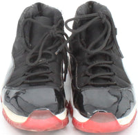Load image into Gallery viewer, Air Jordan High Top Black White and Red Sneakers
