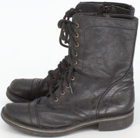 Load image into Gallery viewer, So Black Lace-Up Boots
