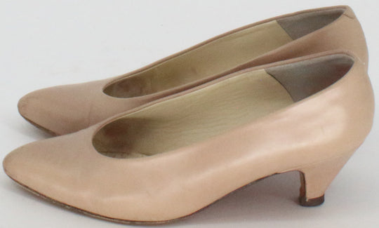 Evan-Picone Nude Kitten Heels