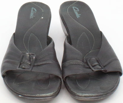 Clarks Black Sandals