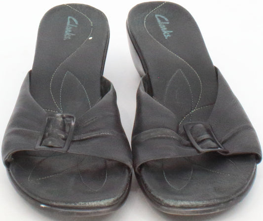 Clarks Black Sandals