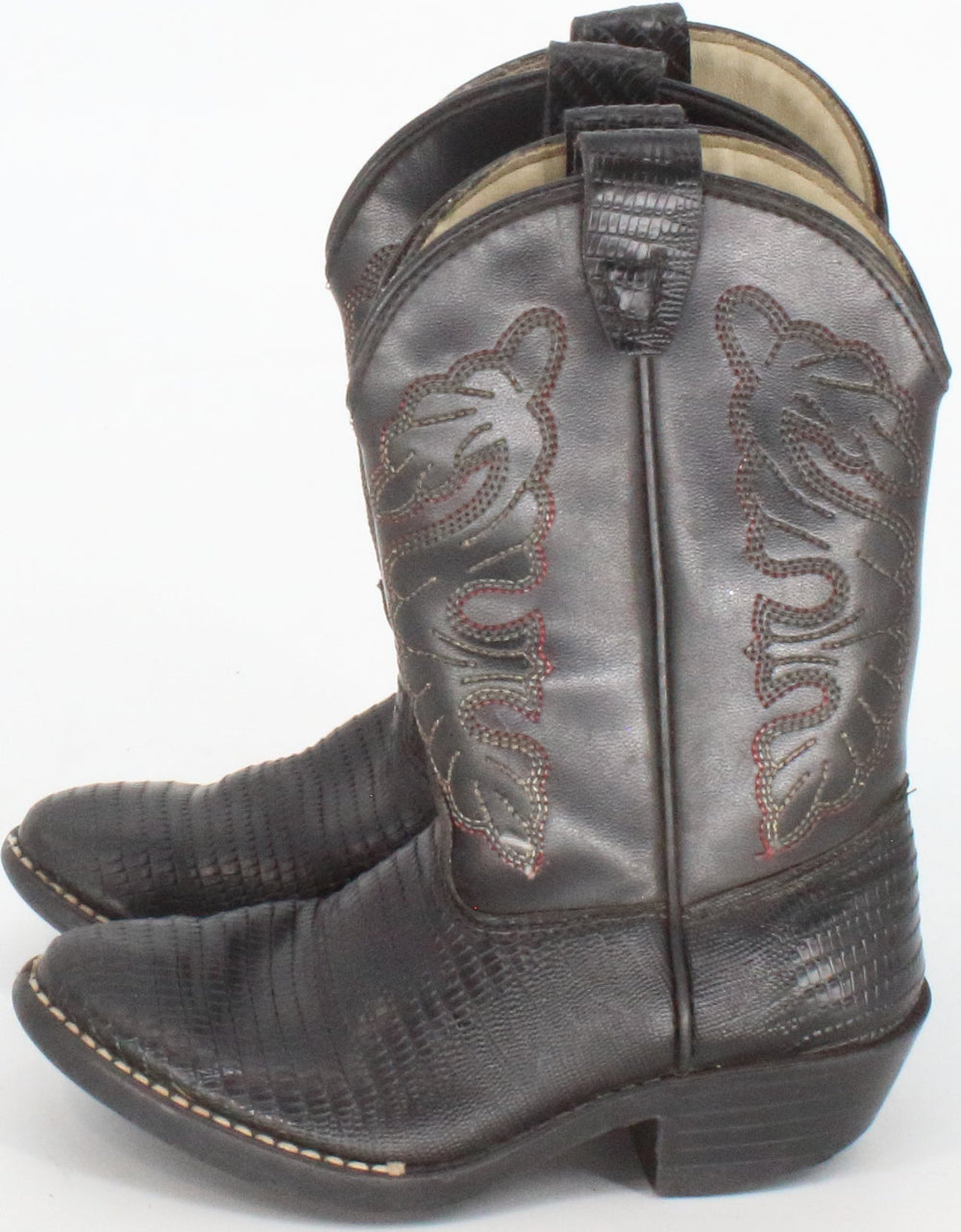 Texas Black Western Kids Boots