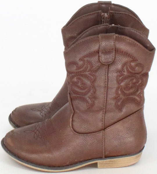 Cat & Jack Brown Western Kids Boots