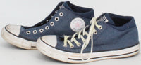Load image into Gallery viewer, Converse All-Star Chuck Taylor Cotton Blue Mid Top

