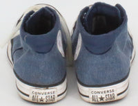 Load image into Gallery viewer, Converse All-Star Chuck Taylor Cotton Blue Mid Top
