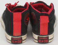 Load image into Gallery viewer, All-Star Converse Black and Red Kids Mid Top
