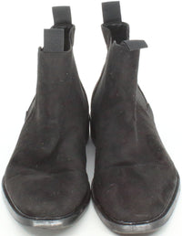Load image into Gallery viewer, H&amp;M Black Suede Chelsea Boots
