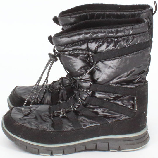 Khombu Black Women's Snow Boots