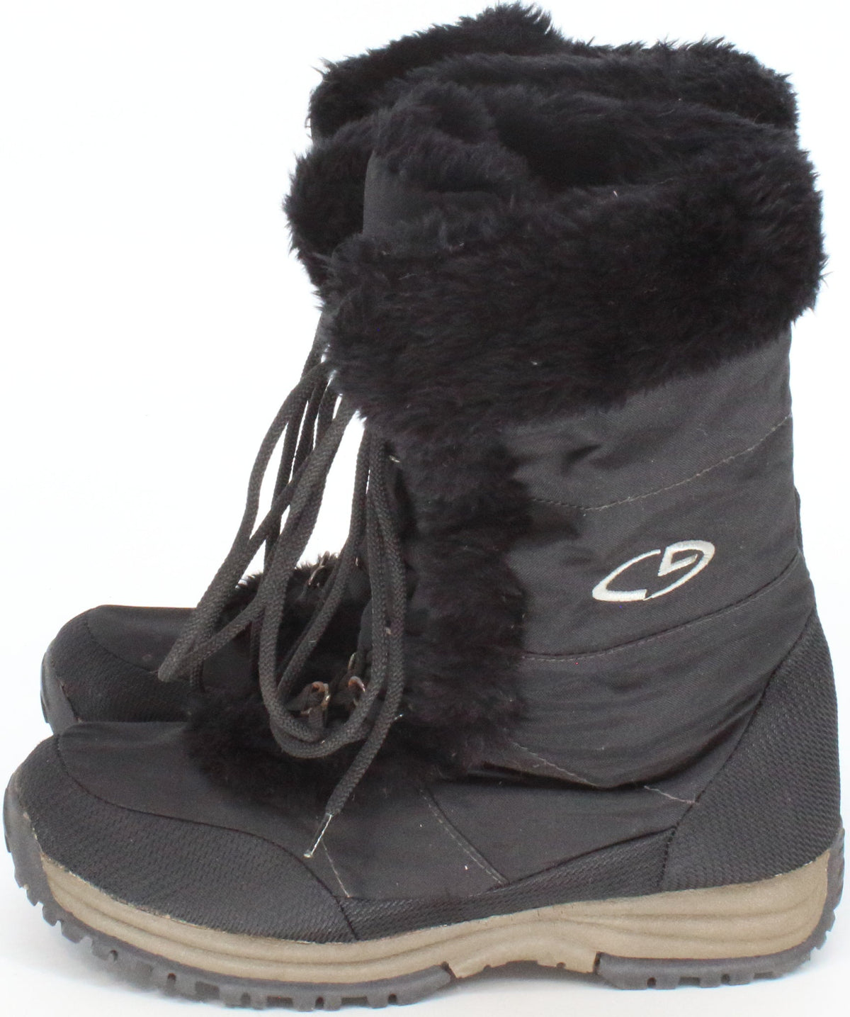 C9 Black Lace Up Winter Boots
