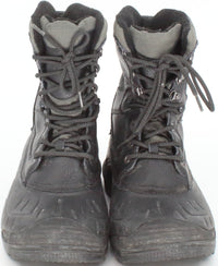 Load image into Gallery viewer, Black and Grey Lace Up Snow Boots
