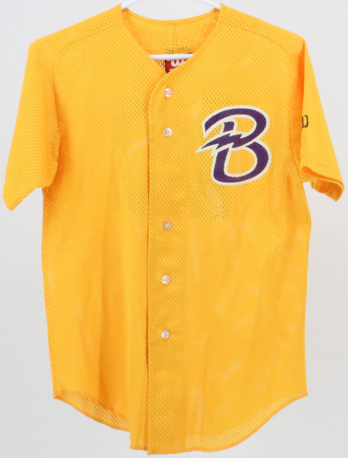 Wilson Youth B 13 Yellow Baseball Jersey