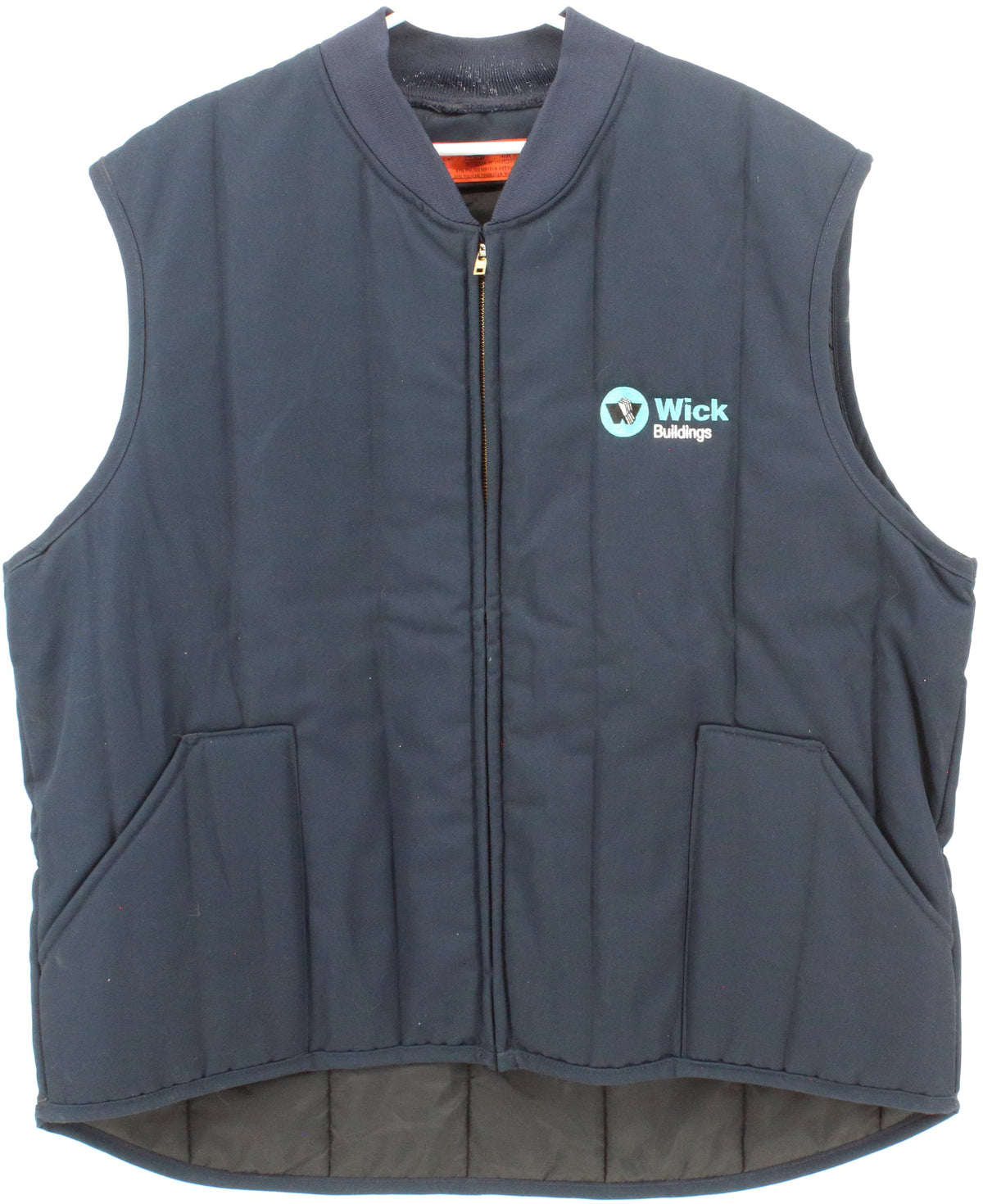 Red Kap Wick Buildings Navy Blue Quilted Vest