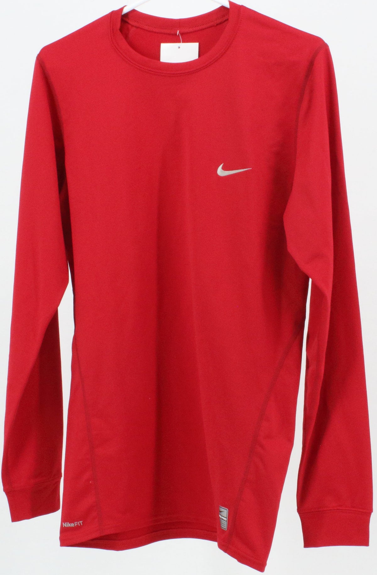 Nike Team Pro Fit Dry Red Long Sleeve Active T-Shirt