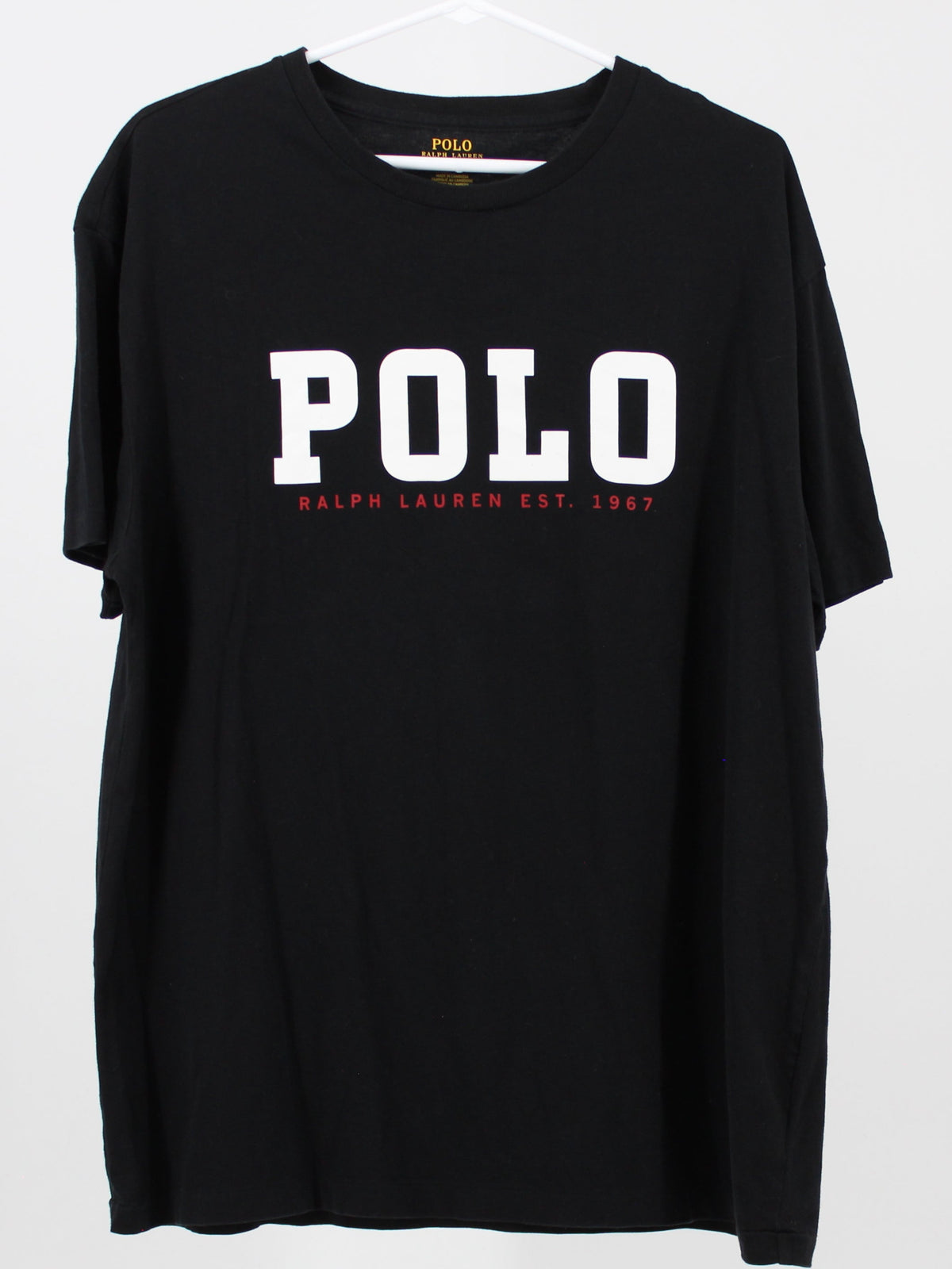 Polo Ralph Lauren Black Logo Tee (est. 1967)