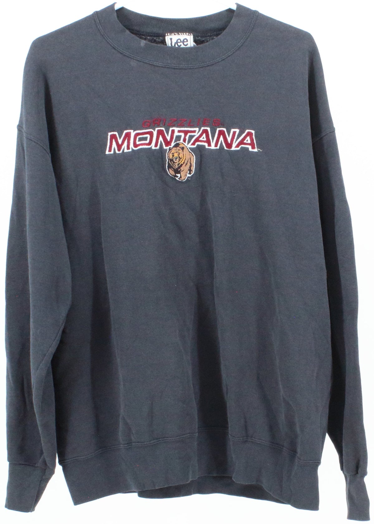 Lee Sport Grizzlies Montana Black Sweatshirt