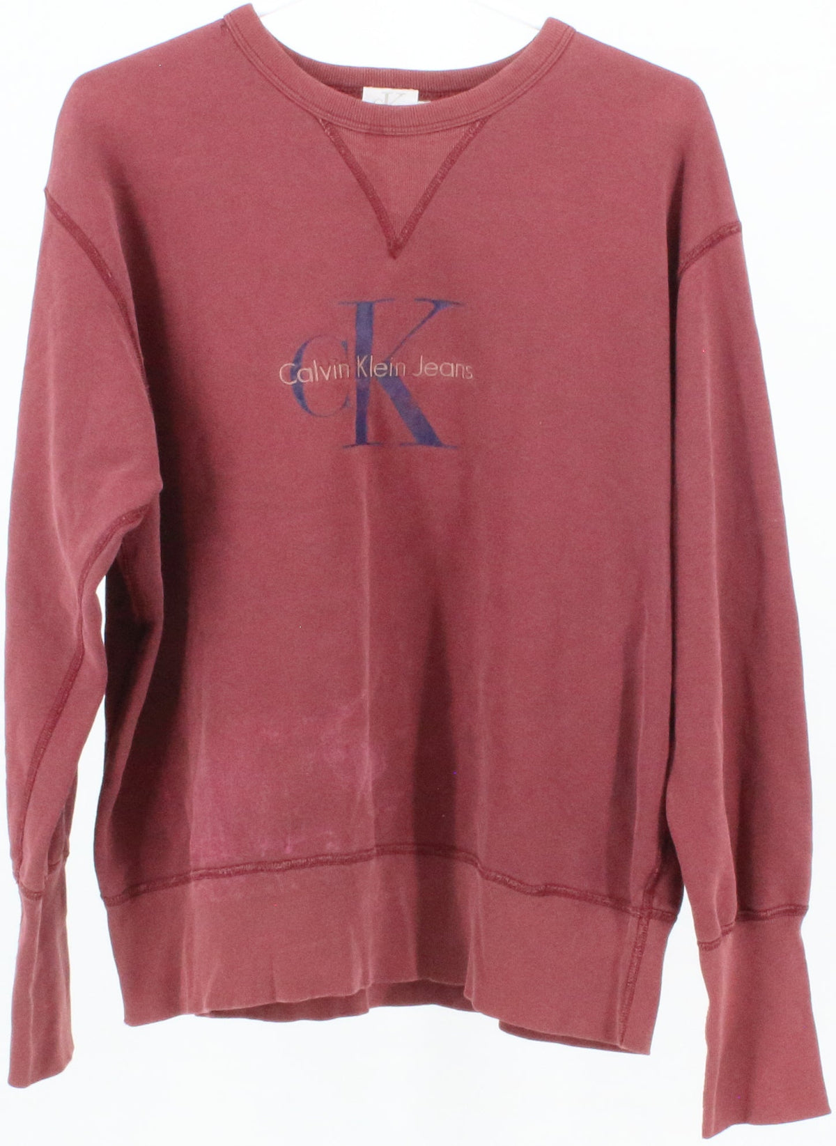 Calvin Klein Jeans Burgundy Sweatshirt