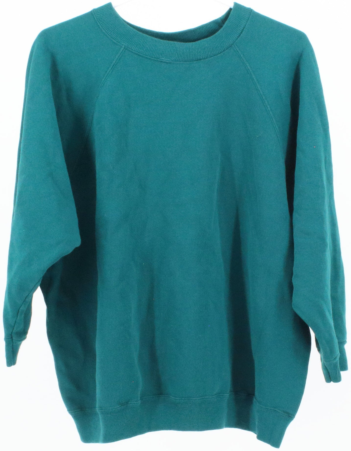 Just My Size Green Basic Sweatshirt