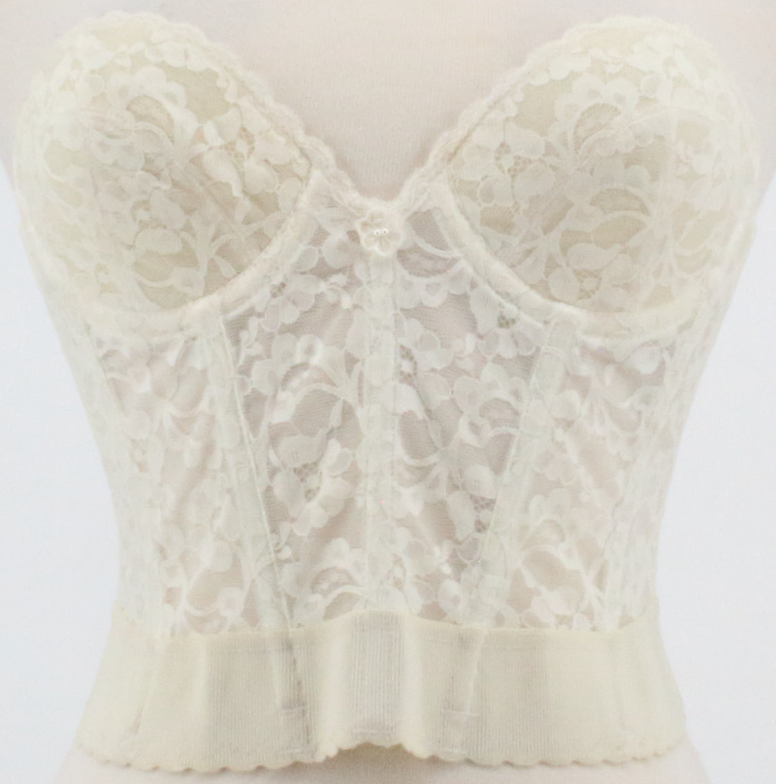 Frederick's Of Hollywood Off White Lace Corset