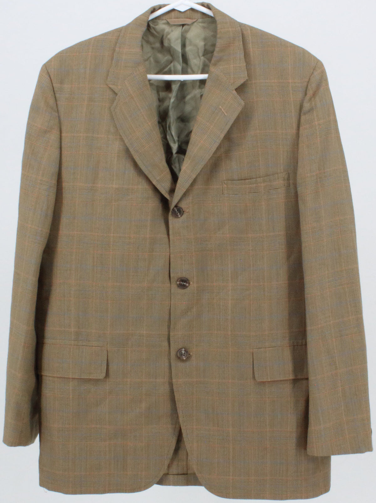 JoS.A.Bank Beige Plaid Blazer