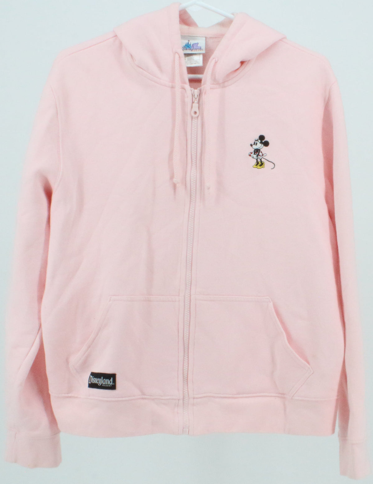 Disneyland Resort Minnie Light Pink Full Zip Hooded Sweatshirt