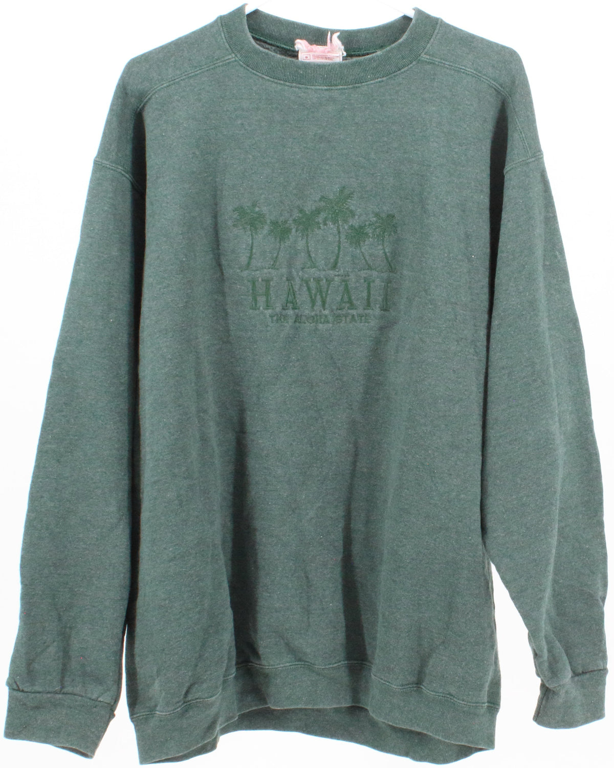 Hawaii The Aloha State Green Sweatshirt