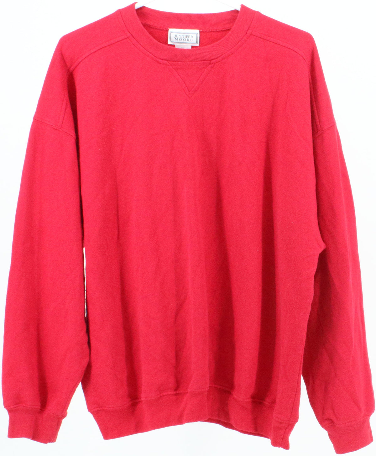 Jennifer Moore Plain Red Sweatshirt