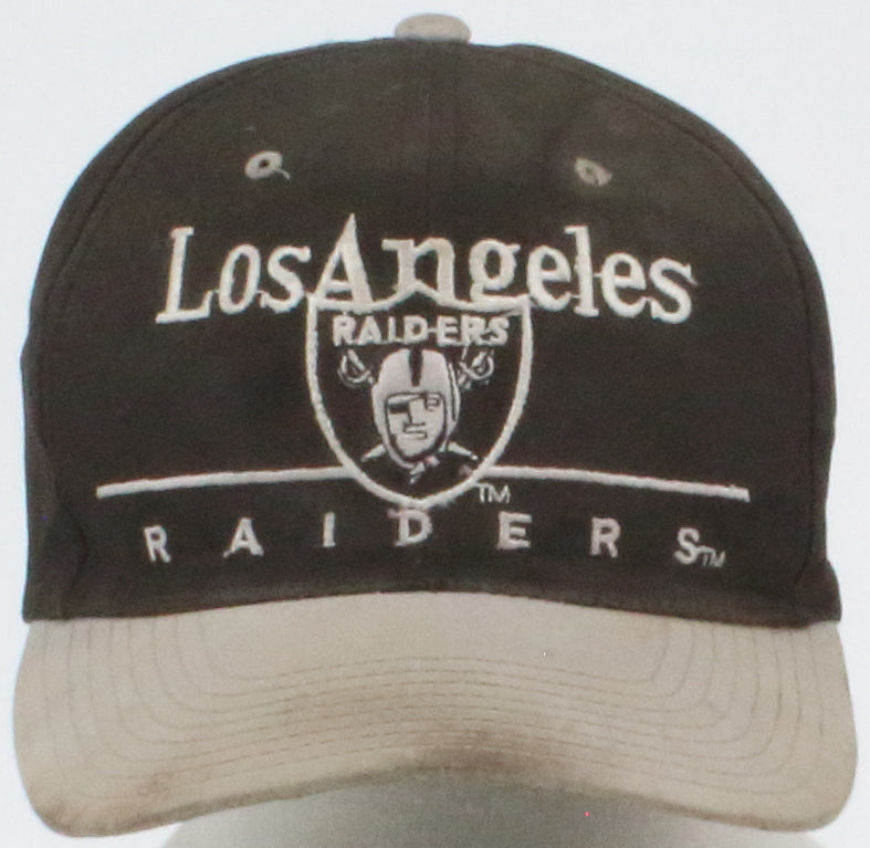 Eastport Team NFL Los Angeles Raiders Black and Grey Cap