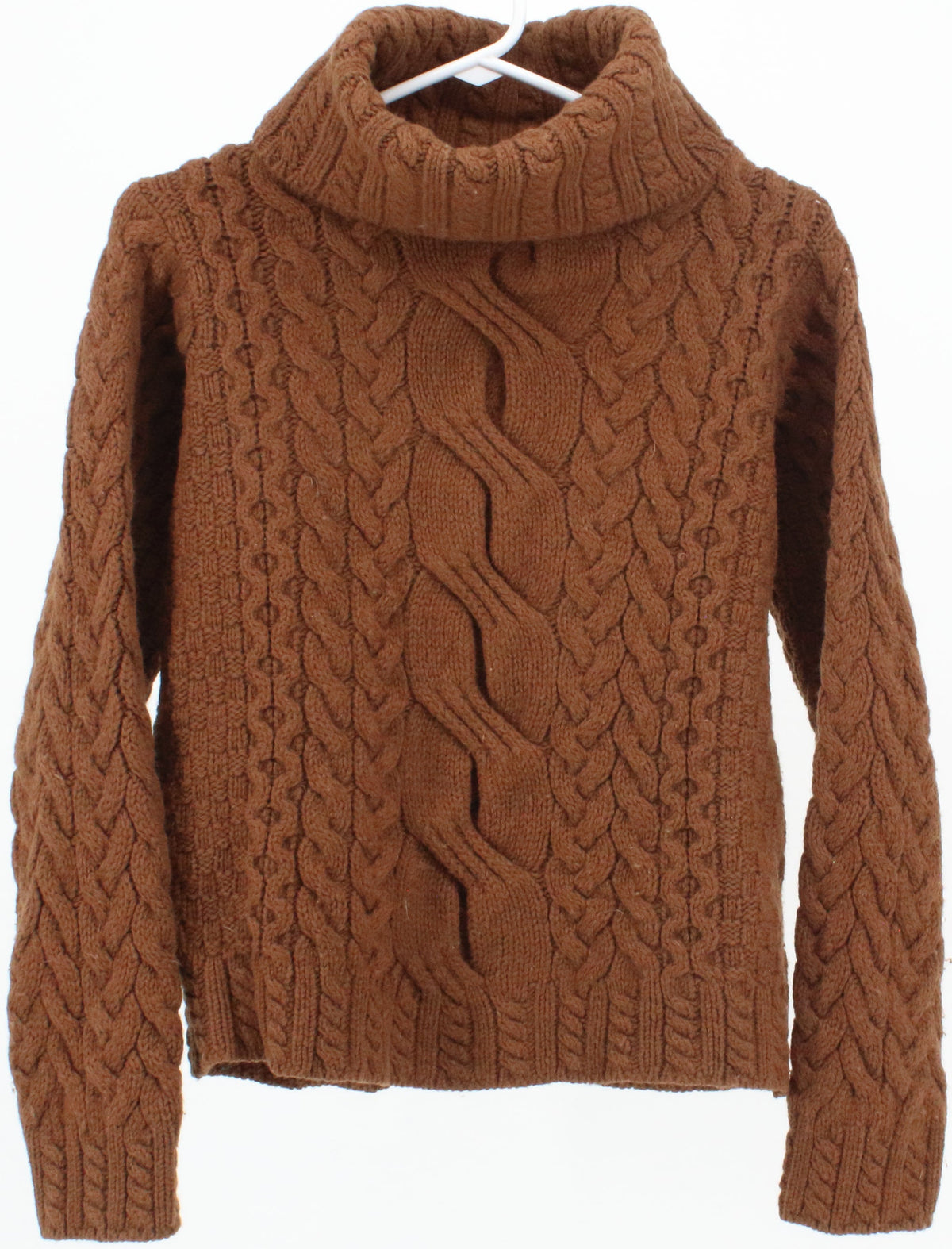 Inis Crafts Brown Turtleneck Sweater