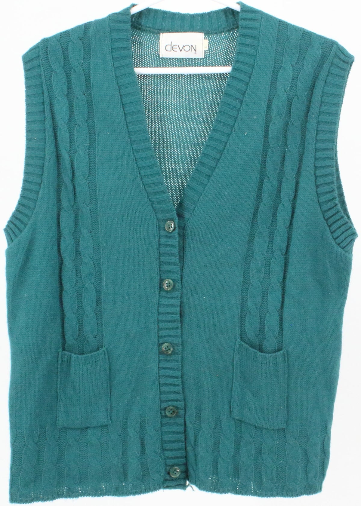 Devon Green Knit Vest