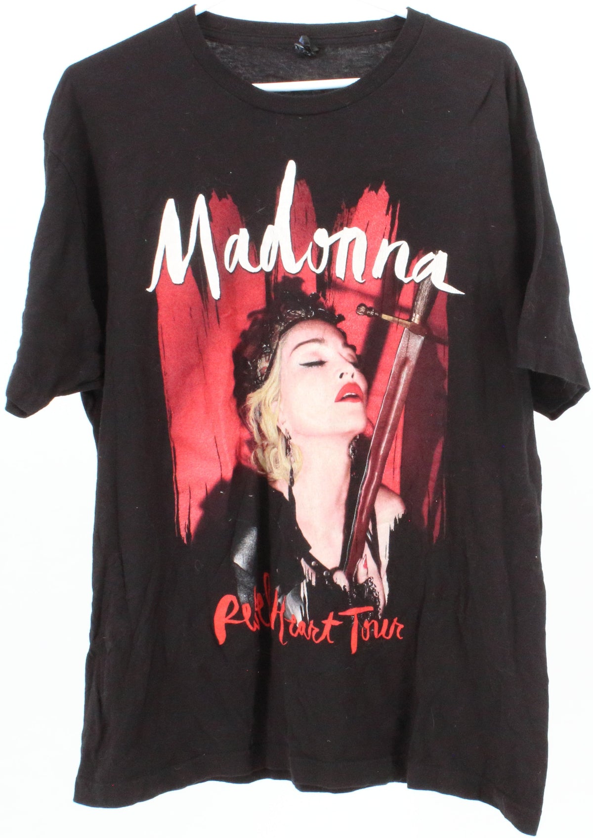 Tultex Madonna Rebel Heart Tour Black T-Shirt