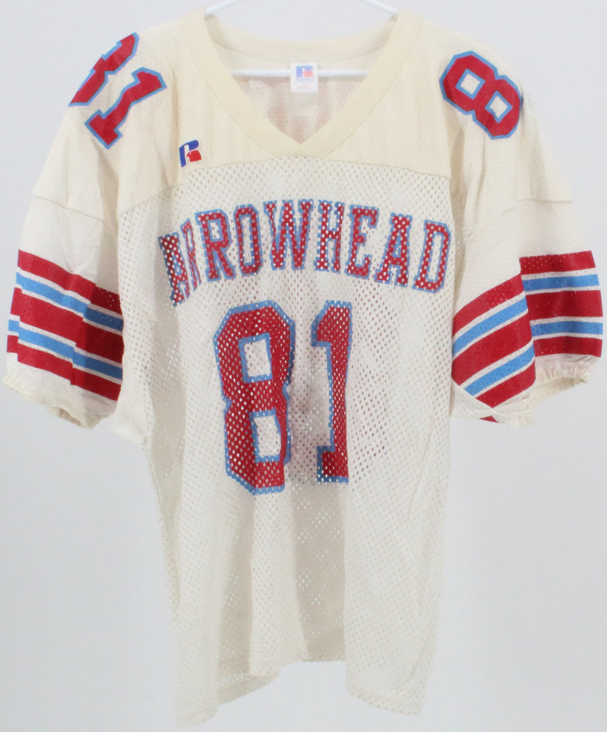 Russel Athletic Wangerin 81 White and Red Jersey