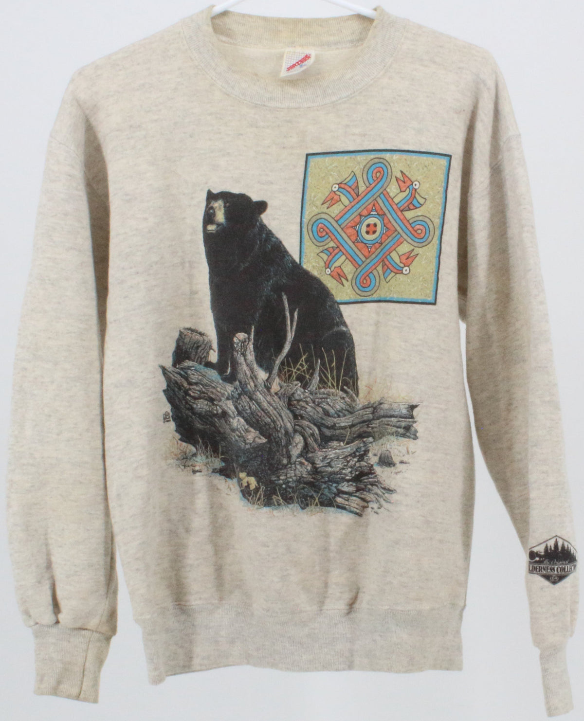 Jerzees The Original Wilderness Collection Bear Grey Sweatshirt