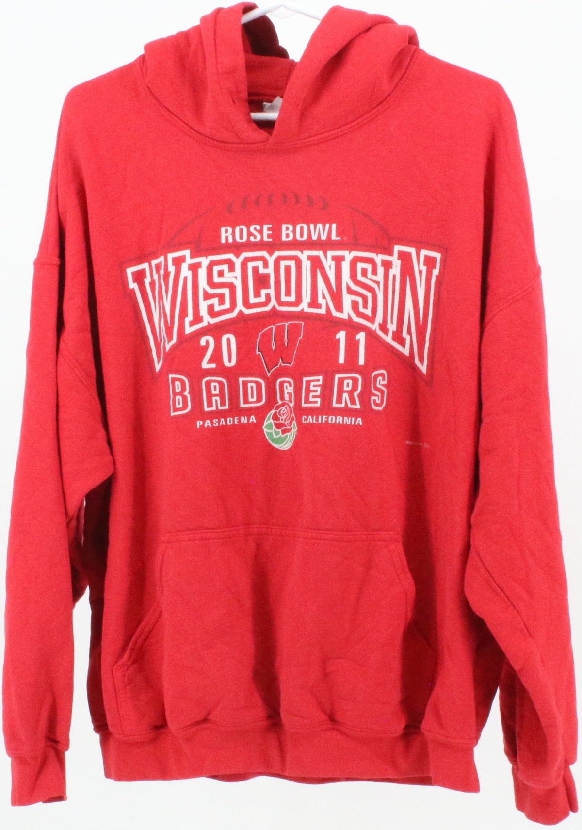 Gildan Rose Bowl Wisconsin Badgers 2011 Red Sweatshirt