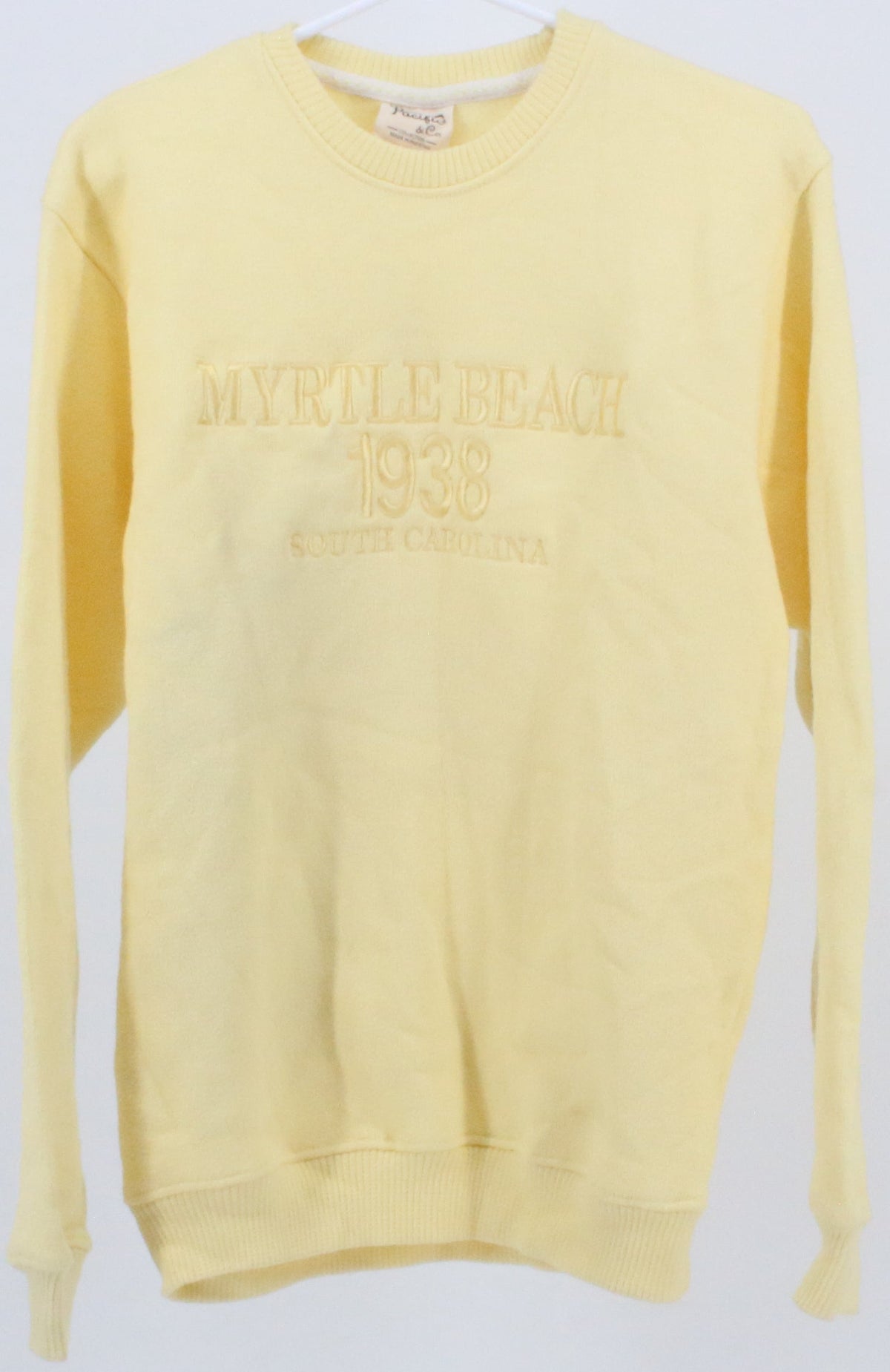 Pacific & Co. Myrtle Beach 1938 Yellow Sweatshirt