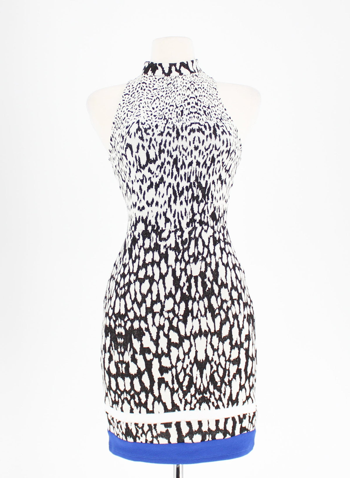 ABS by Allen Schwartz Patterned Halter Dress