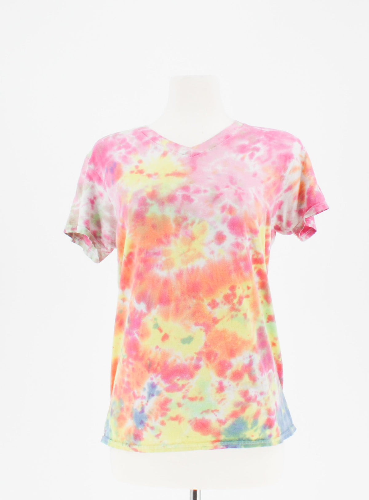 Tie dye Gildan V-Neck T-Shirt