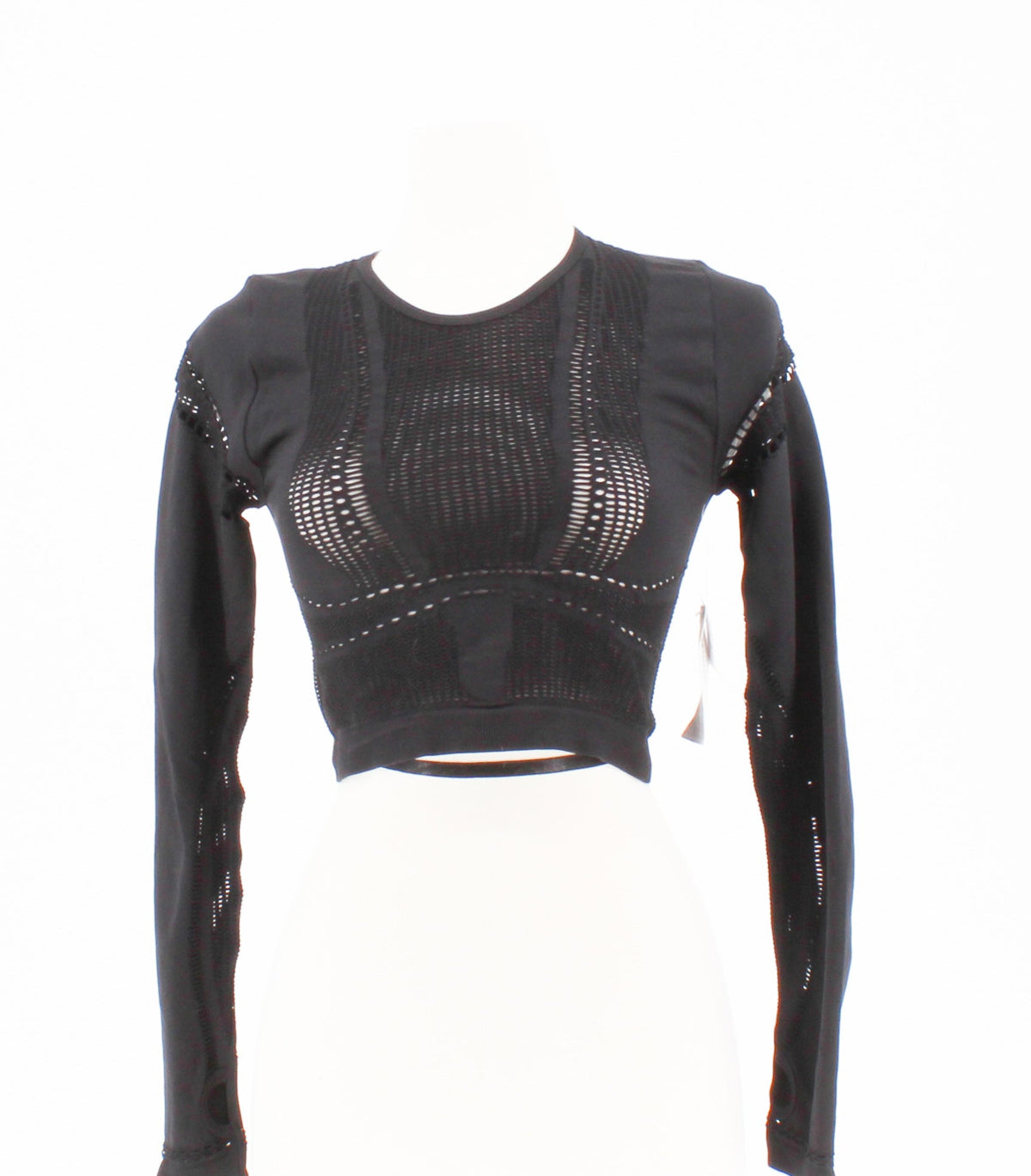 Fashion Nova ACTIVE Crop Top with Sleeves